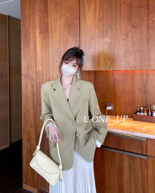 早春上款!【UONE】時尚氣質百搭西裝  99011#  LSL