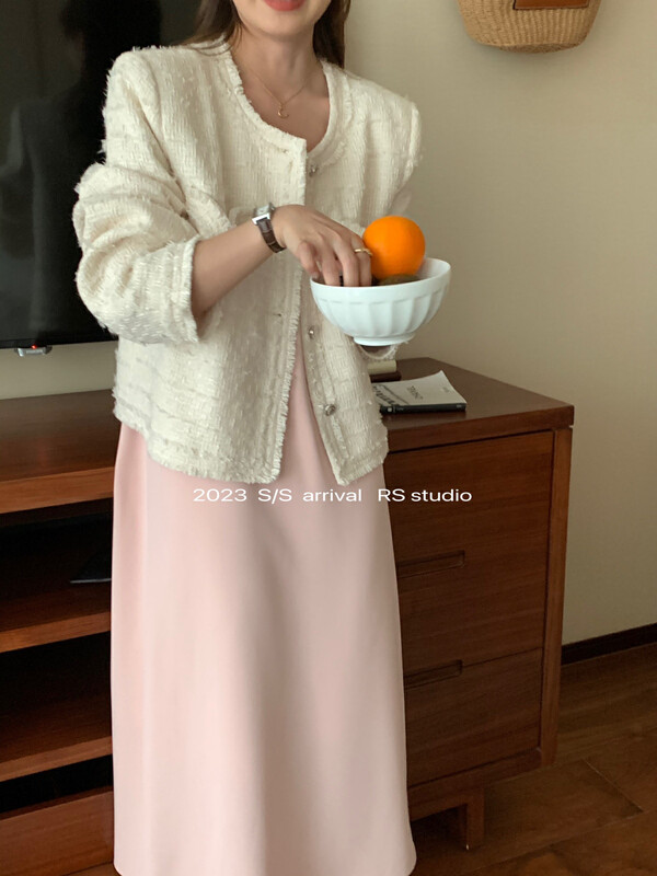 2023 early spring new style!【RS】Salt-style celebrity braided short jacket LL0509# FHX