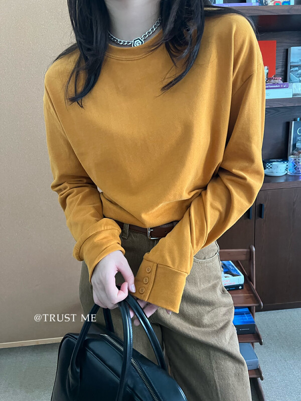 【TRUSTME】Long-sleeved T-shirt 40369