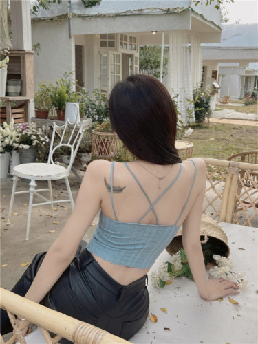 The special price of the real sale will not be reduced~2023 lace back suspender vest is purely for wearing sleeveless bottom coat
