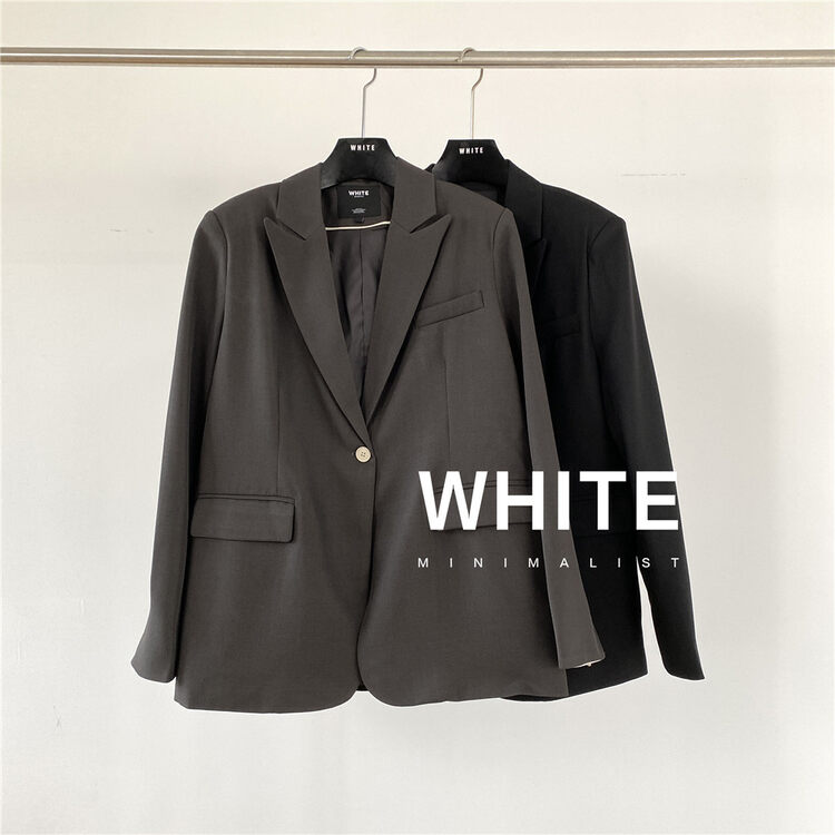 2023早春新款!【WHITE】高級百搭長袖西裝  W8889#  LFY
