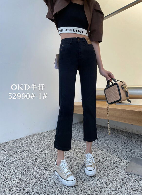 2023早春新款!【OKD】直筒顯瘦百搭牛仔褲  52990-1#  ZXL