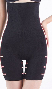 High Waist Corset Waist Slimming Panties Women's Hip Lifting Buttocks Sculpting Shape Body Pants Slim Down Stomach Strong Anti-Light Safety Pants