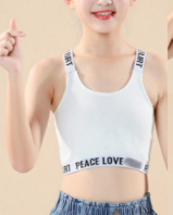 Girls camisole student development period children's middle-aged and older children's tube top 12-year-old sports bottoming underwear