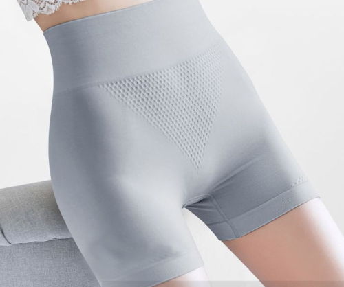 [Pure Cotton Upgrade Model] Women's Summer High Waist Safety Bottom Underwear for Abdominal Control