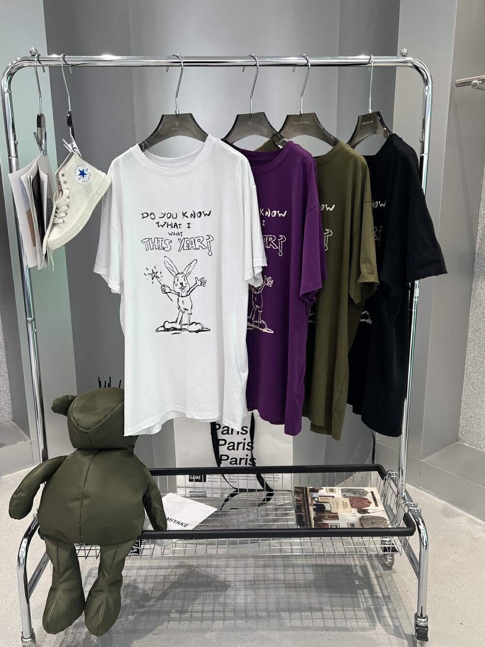 [BOBO1972] Round neck print all-match short-sleeved T-shirt AY230370