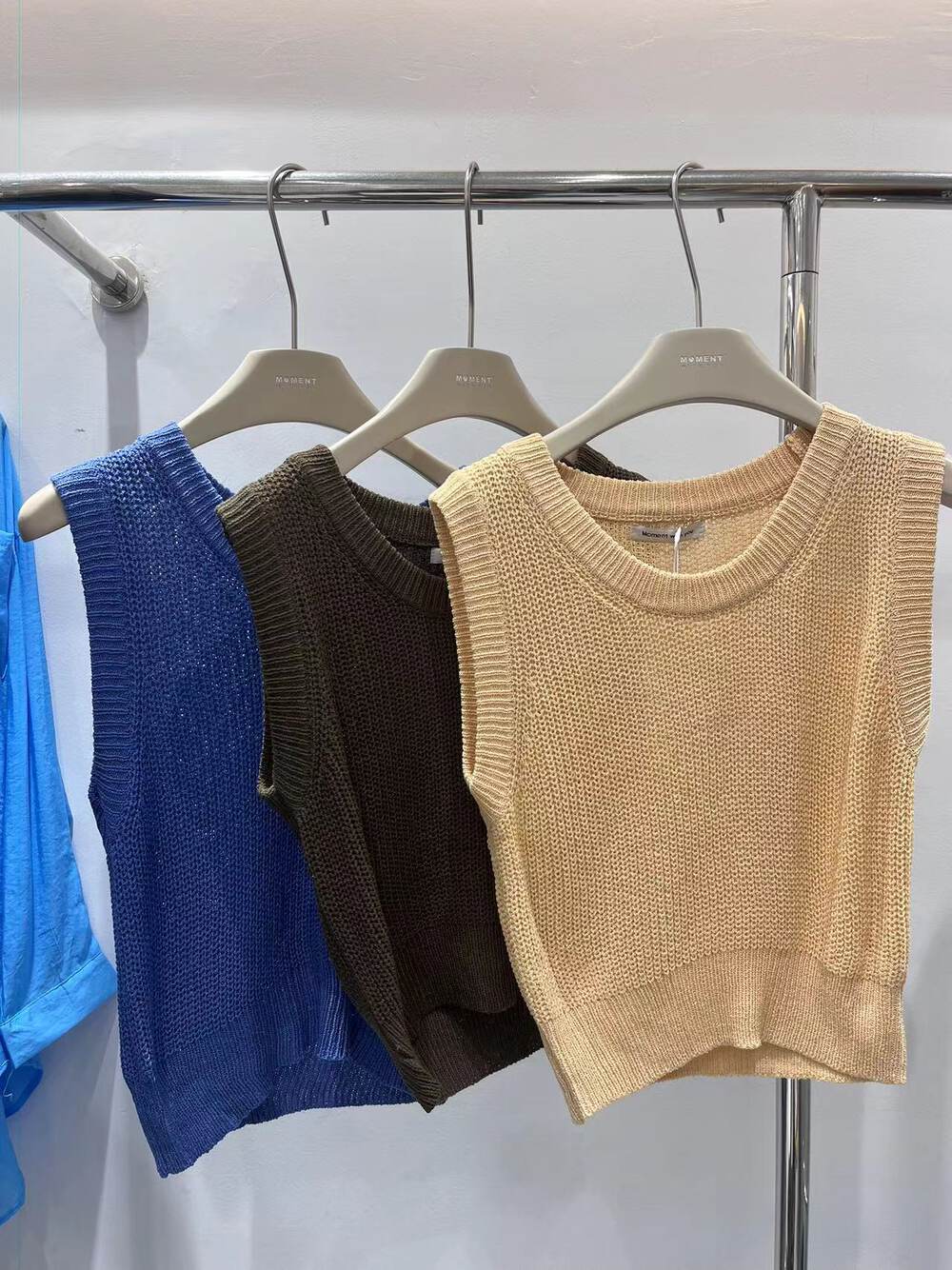 Original price 43.99! 【MOMENT WITH YOU】Simple round neck knitted vest YYH002# LSW