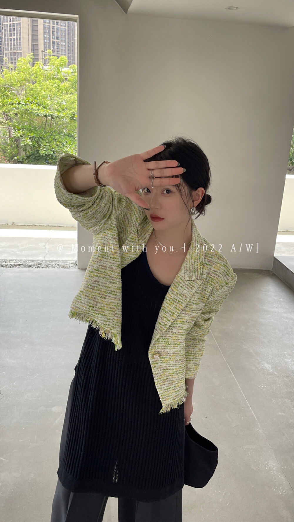 Original price 125.08! New in autumn! 【MOMENT WITH YOU】Lady Xiaoxiang style texture fringed short coat Q0086# LSW