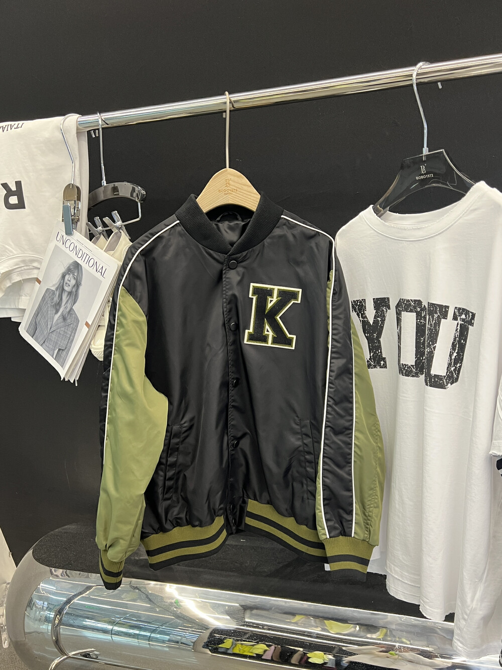 【BOBO1972】Casual all-match letter design short jacket 239666# LSL