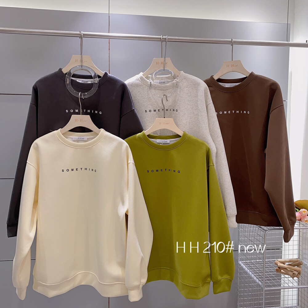 2023 early spring new!【HH &MISS LAI】Simple alphabet pullover sweater H210# L