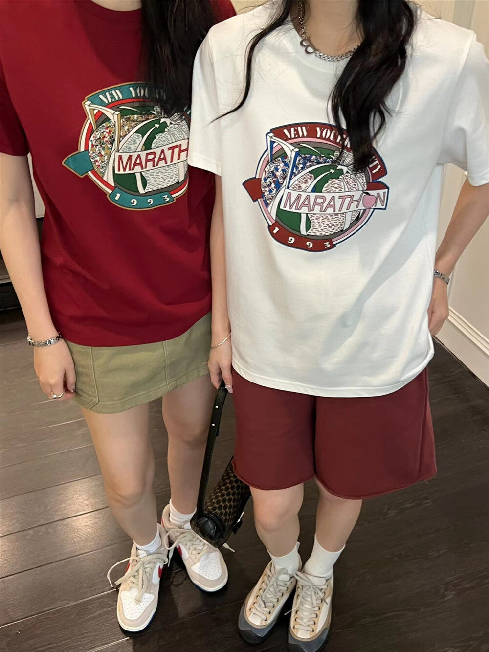 2023 new in early summer!【RICH PAPA】Retro print round neck short-sleeved T-shirt 31T556# ZXX