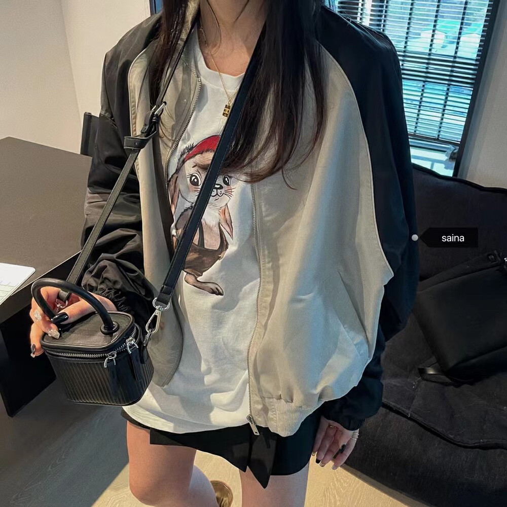 2023 early spring new!【SAINA FASHION】Korean fashion casual baseball jacket short jacket W1296# CLS