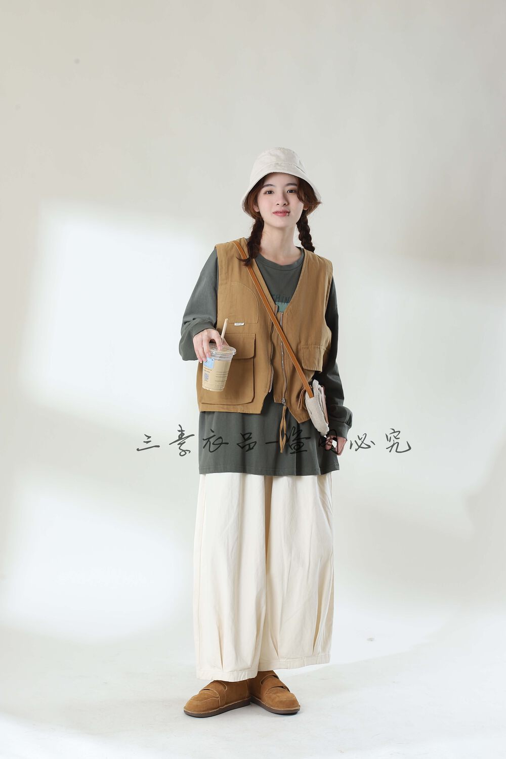 [Sansu Clothing Original] Simple Temperament Casual Slim Vest 18619