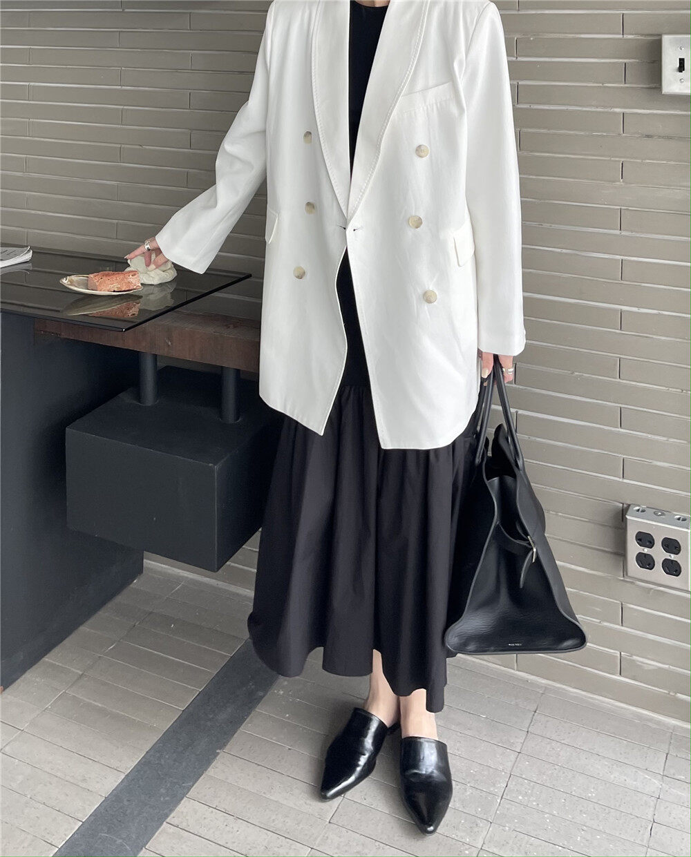 2023 early spring new style! [SOUL] Fashion double-breasted suit with shawl collar 6684# CLS