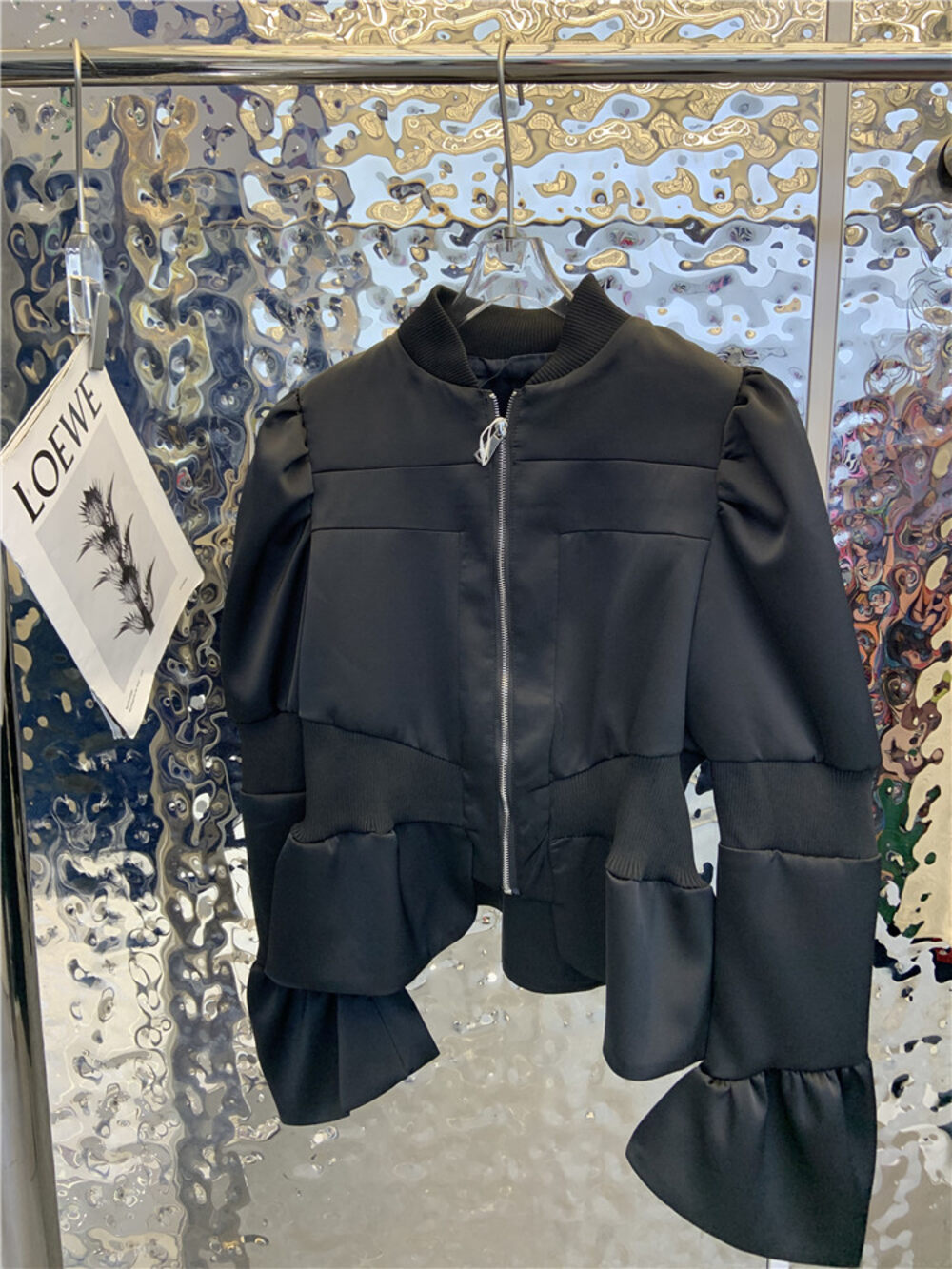 [Yairou] Korean version of the waist zipper short jacket D565# LXC