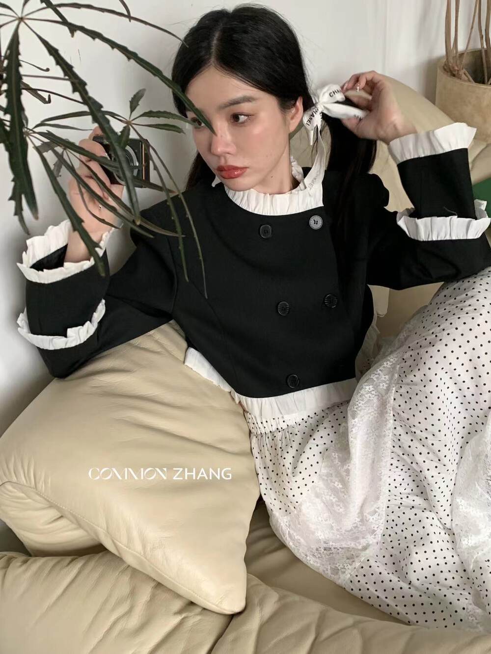 【CZ ZHANG】個性花邊西裝  63189#  ZXL