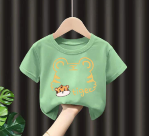 Boys and girls short-sleeved T-shirt  new children's clothing children's bottoming shirt round neck T-shirt boys and girls tops T-shirt