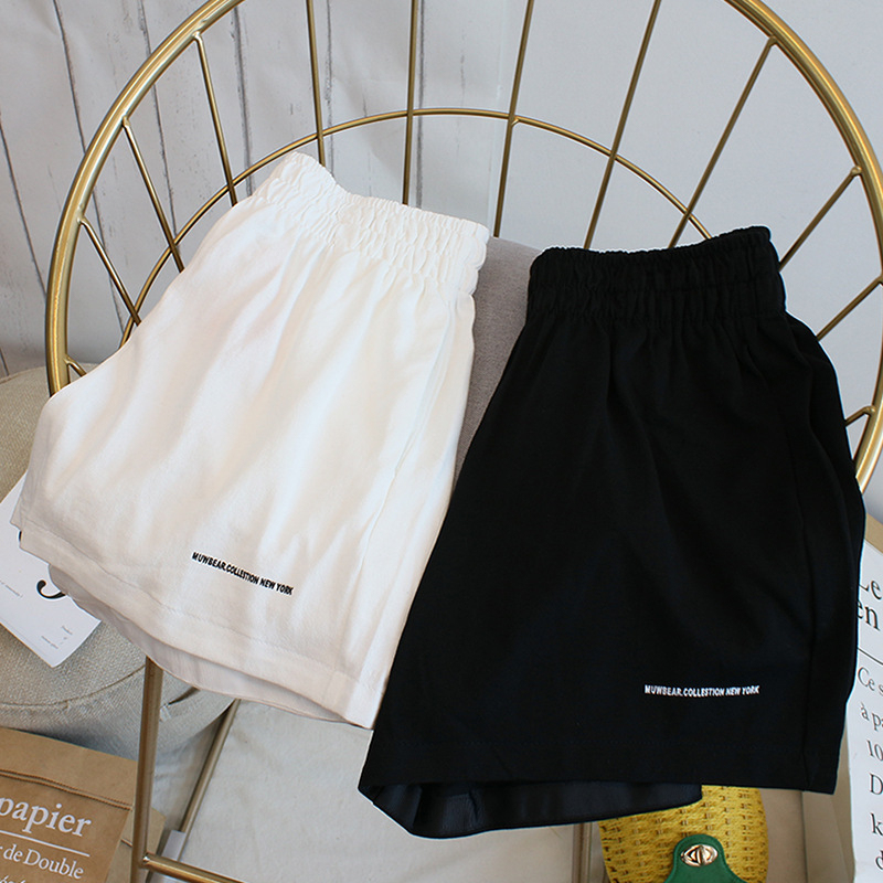 Student sports pants women's summer new casual shorts look thin and all-match high waist pants Japanese women's hot pants
