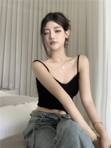 Real price real price pure desire hot girl pure color self-cultivation and thin outerwear bottoming camisole
