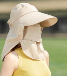 Peaked cap anti-ultraviolet summer sun hat ladies riding sun visor thin section cover face baseball cap sun hat
