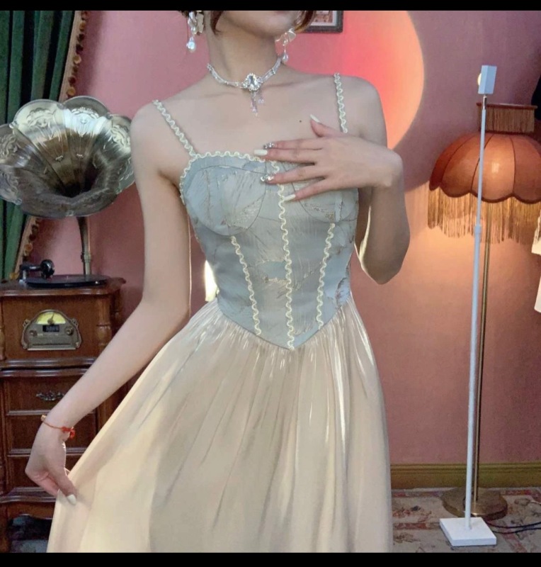 Ballet girl spring new high-definition light luxury dress