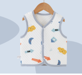 Baby vest spring, autumn and winter new outerwear warm boys and girls pure cotton thin waistcoat baby vest waistcoat