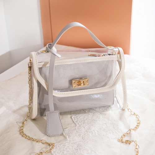 Transparent handbag ladies bag foreign trade women's bag women's messenger bag fashion transparent bag