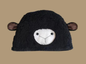 Little bear cute hat female winter furry rabbit ears woolen hat funny ruffian juvenile knitted hat pullover plush