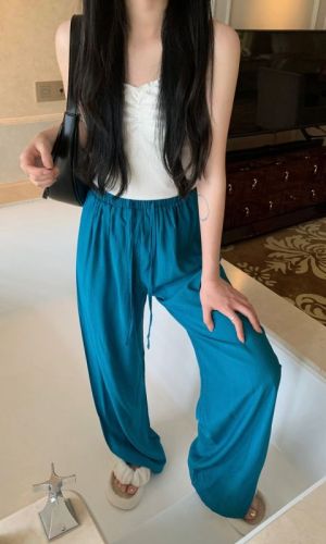Real price~Ice Silk Cool Pants Casual Wide Leg Pants