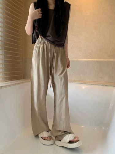 Real price~Ice Silk Cool Pants Casual Wide Leg Pants