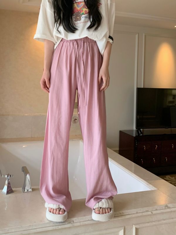 Real price~Ice Silk Cool Pants Casual Wide Leg Pants