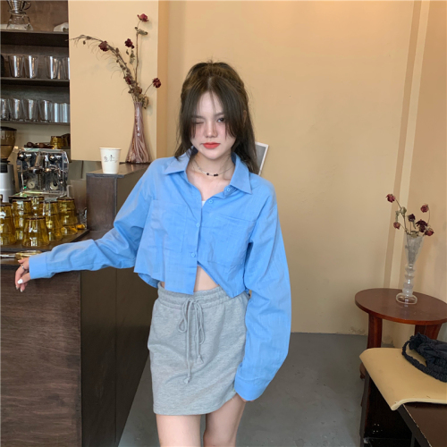Real price real price daily street loose shirt short top