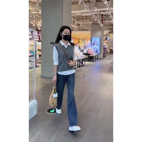 Spring 2023 new casual jeans suit for women