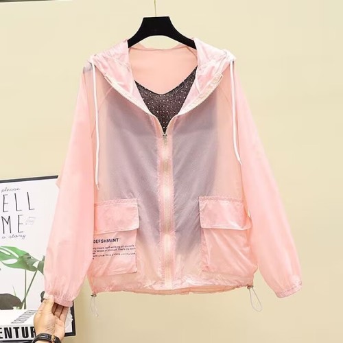 Japanese style 2023 summer new junior high school and high school students sun protection clothing female cardigan trendy jacket loose and all-match clothes