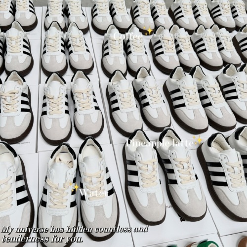 Big goods real leather German training shoes  spring new flat casual all-match small white shoes sporty and elegant