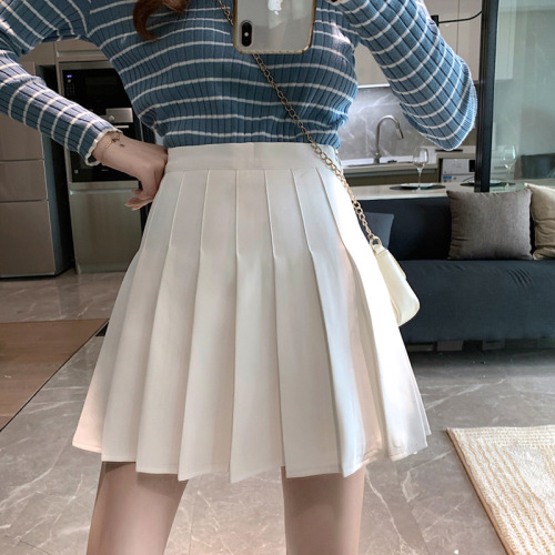 JK uniform shirt skirt dress pleated skirt female autumn and winter two-piece suit short skirt long-sleeved T-shirt female