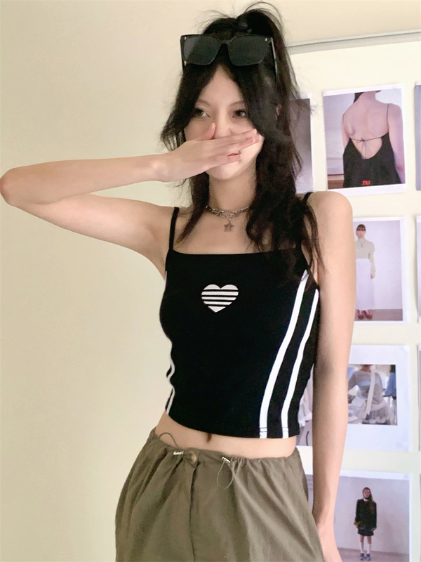 Real price real price Summer dress new slim fit and thin short printed camisole for women