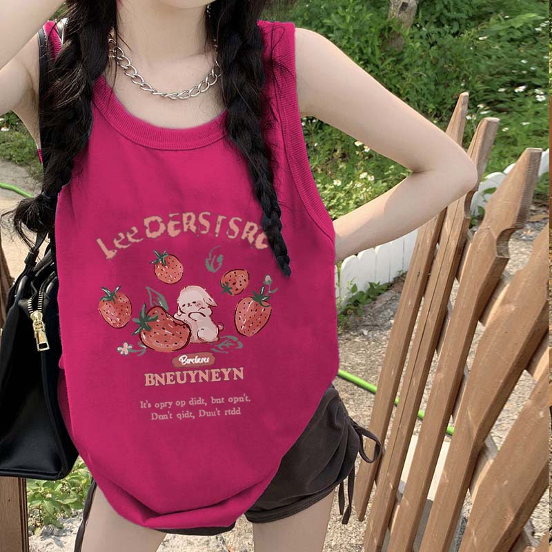 Pure cotton combed 200g 21pcs + threaded collar vest sleeveless T-shirt female vest