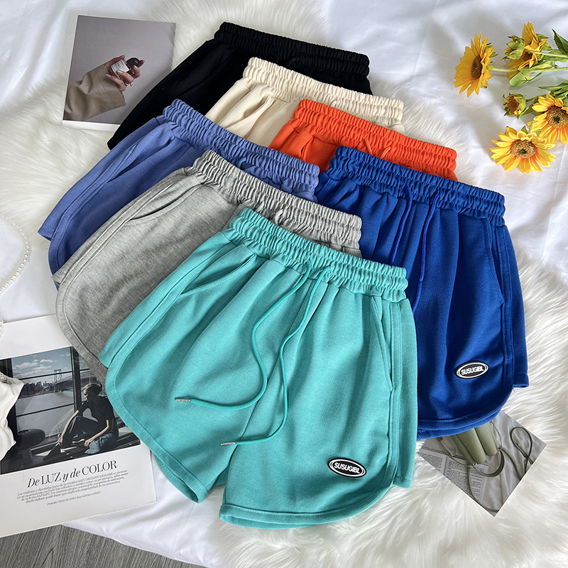 Real Shot-Summer Original Quality 8 Colors 6535 Meter Wool Sports Shorts Women