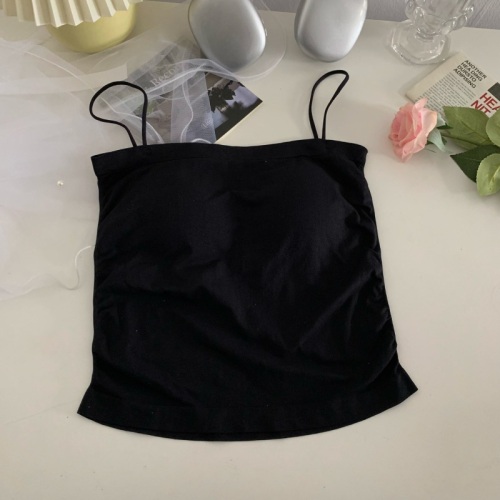 Real price real shot sling camisole women's summer inner wear with chest pad bra one-piece beautiful back bottoming outerwear tube top top