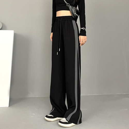 Fashionable super hot summer new sports pants women's new loose-legged pants small people look thin casual pants tide