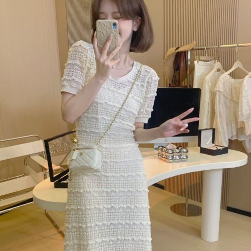 Cheese Summer Love Song Lace Dress Senna Evening Breeze French Hepburn Lace Dress