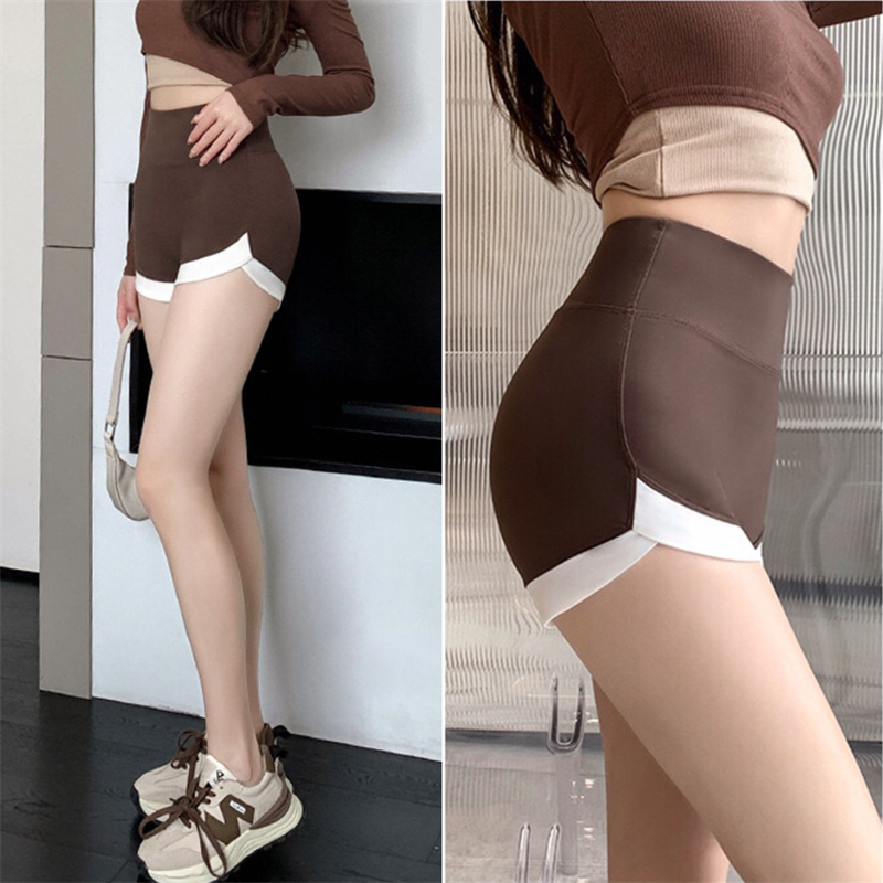 Real shot, no price reduction, large size, high waist, tight shorts, no embarrassing line, yoga pants, safety pants