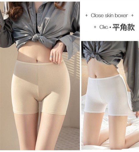Korean summer flat-mouth side leggings anti-light-out belly-lifting buttocks can be worn outside tight shorts safety pants
