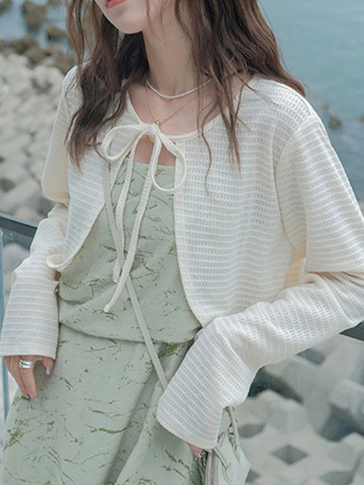Sweet hot girl design sense back strands empty camisole female slim sexy summer small short knitted top