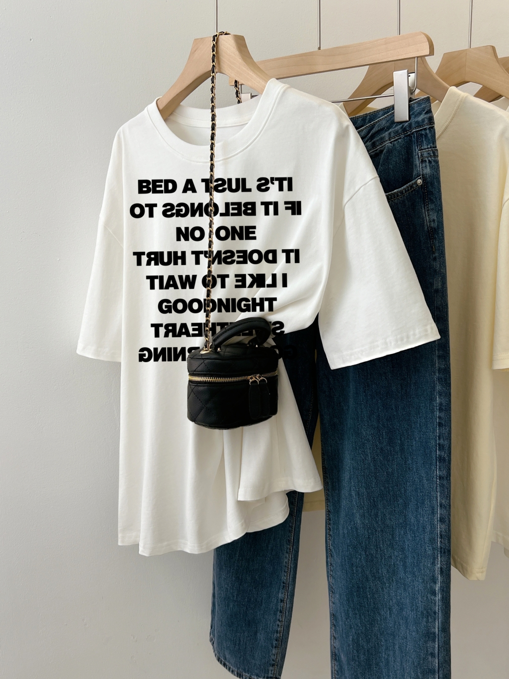 Real shooting combed cotton large size summer new cartoon printing round neck short-sleeved T-shirt female loose Korean version top