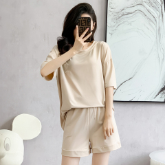 Summer 2023 new salt sports wind shorts suit femininity net red fried street casual two-piece set