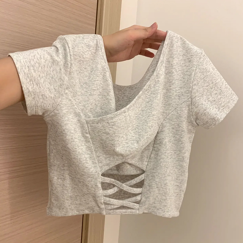 Western style short sleeveless outerwear suspenders summer new sweet hot girl net red temperament strap vest top women