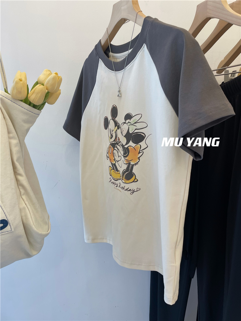 Official picture extra large size 300 catties pure cotton short-sleeved t-shirt women's summer loose top T-shirt