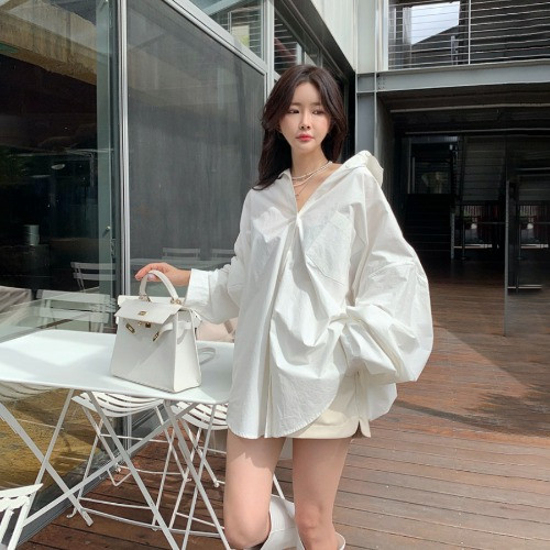Original Loose Button Up Long Sleeve Shirt